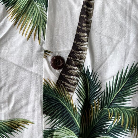 Hawaiian Reserve Collection Shirt Mens 2XL Palm Tree Aloha Made in USA Rayon - Picture 5 of 8